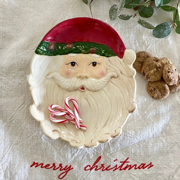 Vintage Santa Plate - Picture 2 of 4
